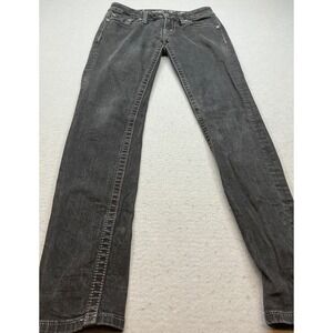 Miss Me Skinny Jeans Sequin Back Pocket Faded Black‎ Size 25 Y2K Denim